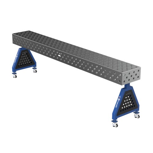 Зварювальна опора TRESTLE EXPERT на колесах 3000x400x200 fi28 mm Сітка Діагональна