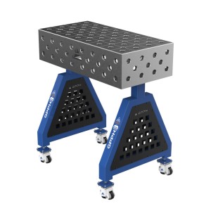 Зварювальна опора TRESTLE EXPERT на колесах 800x400x200 mm fi 28 mm Сітка Діагональна