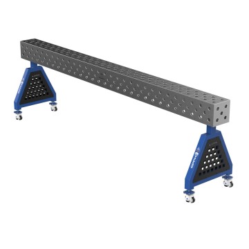 Зварювальна опора TRESTLE PRO на колесах 3000x200x200 fi28 mm Сітка Діагональна
