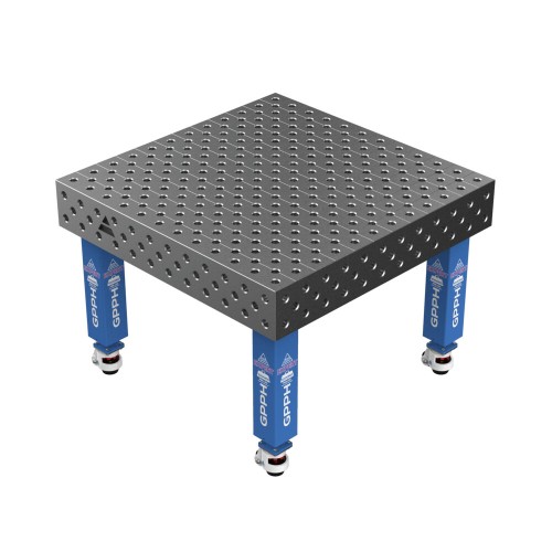 Зварювальний стіл EXPERT на колесах 1200x1200 mm fi28 mm Сітка Діагональна