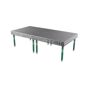 Зварювальний стіл GPPH SMART 12 mm на опорах 3000x1480 mm fi28 mm Сітка Діагональна