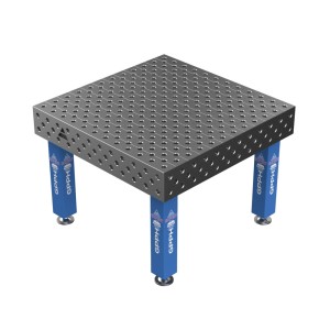 Зварювальний стіл EXPERT на опорах 1200x1200 mm fi28 mm Сітка Діагональна