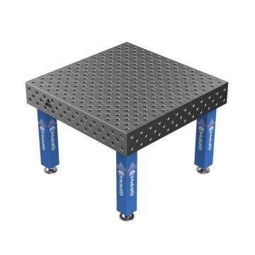Зварювальний стіл EXPERT на опорах 1200x1200 mm fi28 mm Сітка Діагональна