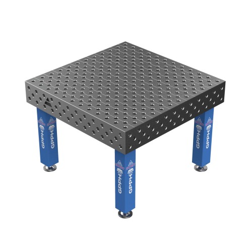 Зварювальний стіл EXPERT на опорах 1200x1200 mm fi28 mm Сітка Діагональна
