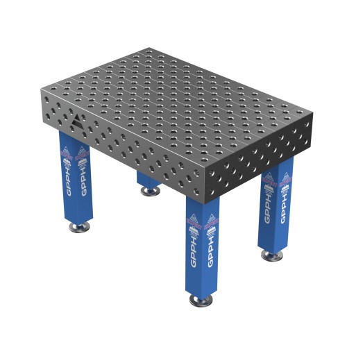 Зварювальний стіл EXPERT на опорах 1200x800 mm fi28 mm Сітка Діагональна