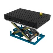 Зварювальний стіл EXPERT з гідравлічною системою підйому 1500x1000 mm fi28 mm Сітка Діагональна