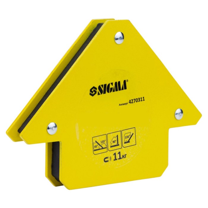 Магніт для зварки стріла 11кг SIGMA Магніт для зварки стріла 11кг SIGMA