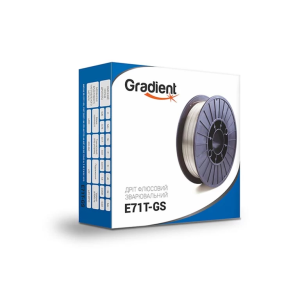 Дріт флюсовий GRADIENT E71T-GS ?1,0 мм (1 кг) самозахисний