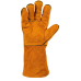 Краги зварювальника 35 см оранж. шкіра з підкладкою Standard, BLUETOOLS