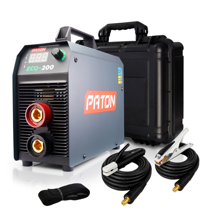 Зварювальний апарат PATON™ ECO-200 C + кейс Зварювальний апарат PATON™ ECO-200 C + кейс