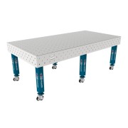 Зварювальний стіл PRO INOX на колесах 2400x1200 mm fi16 mm Сітка 100x100 mm