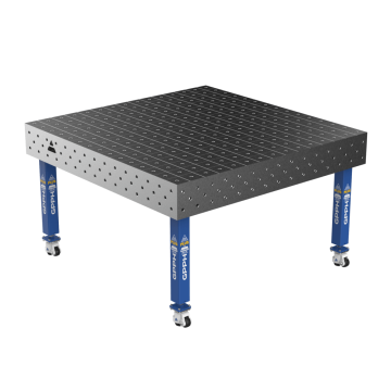 Зварювальний стіл PLUS на колесах 1500x1480 mm fi16 mm Сітка 100x100 mm
