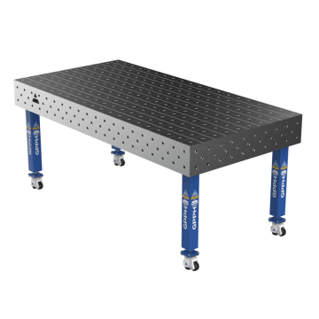 Зварювальний стіл PLUS на колесах 2000x1000 mm fi16 mm Сітка 100x100 mm