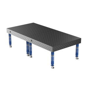 Зварювальний стіл PLUS на колесах 3000x1480 mm fi16 mm Сітка 100x100 mm