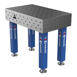 Зварювальний стіл PRO на опорах 1000x600 mm fi16 mm Сітка 100x100 mm