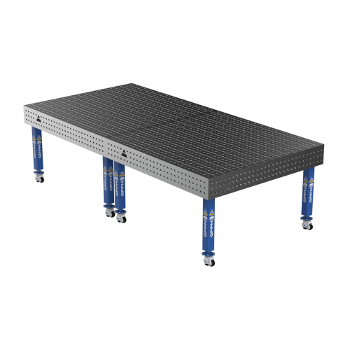 Зварювальний стіл PLUS на колесах 3000x1480 mm fi16 mm Сітка 50x50 mm