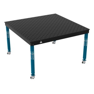 Зварювальний стіл BASIC на колесах 1500x1480 mm fi16 mm Сітка Діагональна