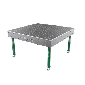 Зварювальний стіл GPPH SMART 12 mm на колесах 1500x1480 mm fi16 mm Сітка Діагональна