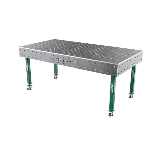 Зварювальний стіл GPPH SMART 15 mm на колесах 2000x1000 mm fi16 mm Сітка Діагональна