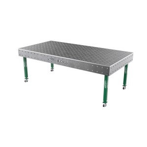 Зварювальний стіл GPPH SMART 15 mm на колесах 2400x1200 mm fi16 mm Сітка Діагональна