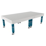 Зварювальний стіл PRO INOX на колесах 3000x1480 mm fi16 mm Сітка Діагональна