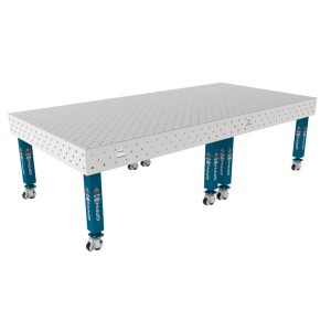 Зварювальний стіл PRO INOX на колесах 3000x1480 mm fi16 mm Сітка Діагональна