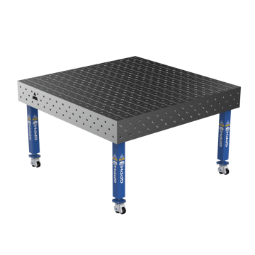Зварювальний стіл PLUS на колесах 1500x1480 mm fi16 mm Сітка Діагональна
