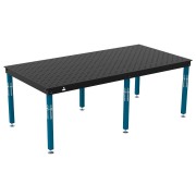 Зварювальний стіл BASIC на опорах 2400x1200 mm fi16 mm Сітка Діагональна