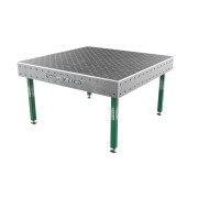 Зварювальний стіл GPPH SMART 15 mm на опорах 1500x1480 mm fi16 mm Сітка Діагональна