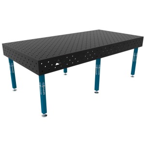 Зварювальний стіл ECO на опорах 2400x1200 mm fi16 mm Сітка Діагональна