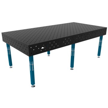 Зварювальний стіл ECO на опорах 2400x1200 mm fi16 mm Сітка Діагональна