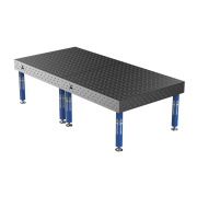 Зварювальний стіл PLUS на опорах 3000x1480 mm fi16 mm Сітка Діагональна