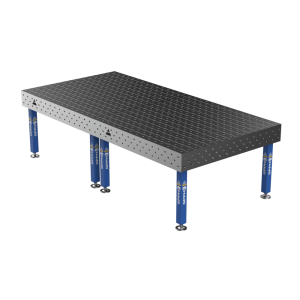 Зварювальний стіл PLUS на опорах 3000x1480 mm fi16 mm Сітка Діагональна