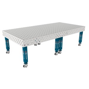 Зварювальний стіл PRO INOX на колесах 3000x1480 mm fi28 mm Сітка 100x100 mm