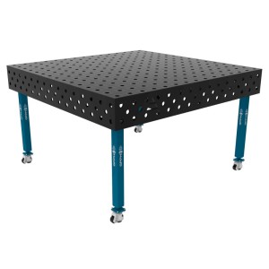 Зварювальний стіл ECO на колесах 1500x1480 mm fi28 mm Сітка 100x100 mm
