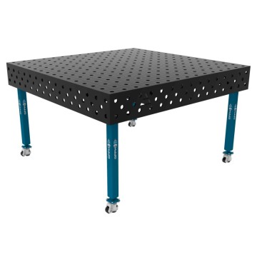Зварювальний стіл ECO на колесах 1500x1480 mm fi28 mm Сітка 100x100 mm