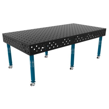 Зварювальний стіл ECO на колесах 2400x1200 mm fi28 mm Сітка 100x100 mm
