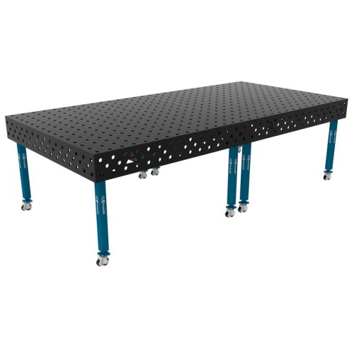 Зварювальний стіл ECO на колесах 3000x1480 mm fi28 mm Сітка 100x100 mm