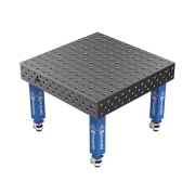 Зварювальний стіл EXPERT на колесах 1200x1200 mm fi28 mm Сітка 100x100 mm