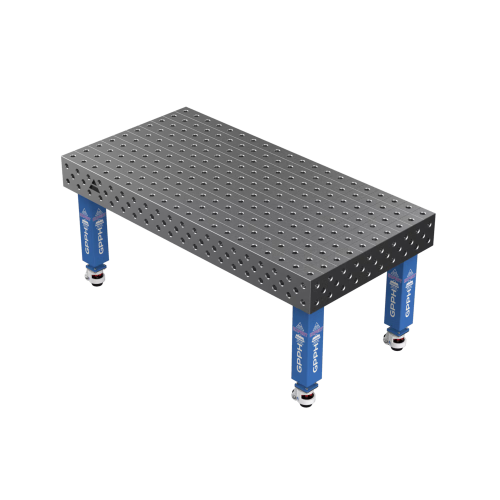 Зварювальний стіл EXPERT на колесах 2000x1000 mm fi28 mm Сітка 100x100 mm