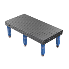 Зварювальний стіл EXPERT на колесах 2400x1200 mm fi28 mm Сітка 100x100 mm