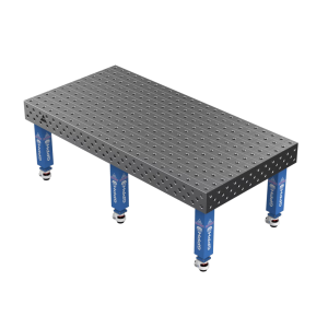 Зварювальний стіл EXPERT на колесах 2400x1200 mm fi28 mm Сітка 100x100 mm