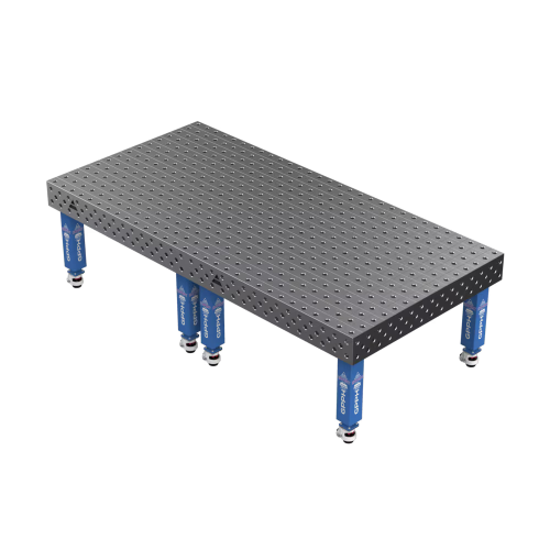 Зварювальний стіл EXPERT на колесах 3000x1480 mm fi28 mm Сітка 100x100 mm