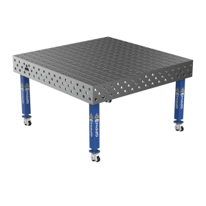 Зварювальний стіл PLUS на колесах 1500x1480 mm fi28 mm Сітка 100x100 mm