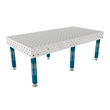 Зварювальний стіл PLUS INOX на опорах 2400x1200 mm fi28 mm Сітка 100x100 mm