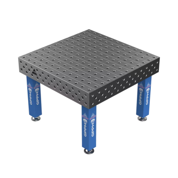 Зварювальний стіл EXPERT на опорах 1200x1200 mm fi28 mm Сітка 100x100 mm