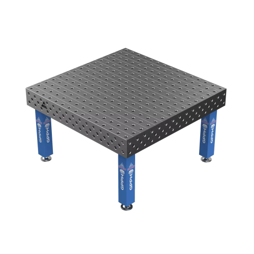 Зварювальний стіл EXPERT на опорах 1500x1480 mm fi28 mm Сітка 100x100 mm