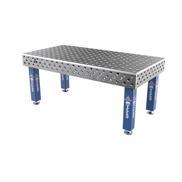 Зварювальний стіл EXPERT на опорах 2000x1000 mm fi28 mm Сітка 100x100 mm