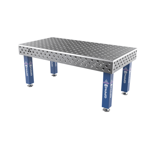 Зварювальний стіл EXPERT на опорах 2000x1000 mm fi28 mm Сітка 100x100 mm