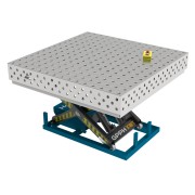 Зварювальний стіл PRO INOX з гідравлічною системою підйому 1500x1480 mm fi28 mm Сітка 100x100 mm